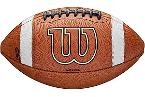 WILSON GST Leather Game Football - Official