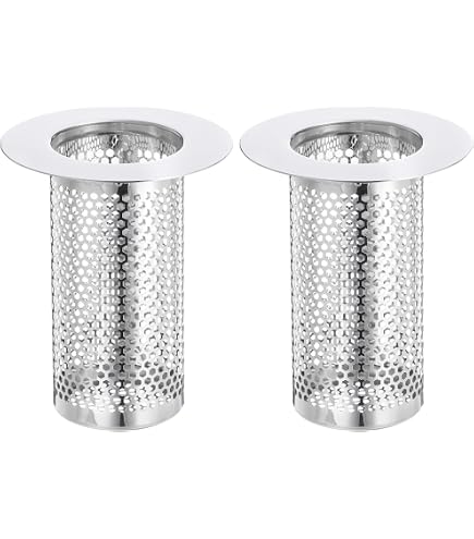 Stainless Steel Hair Catcher – 3 Inch Sink Drain Strainer, Tub & Kitchen Shower Drain Protector, Rustproof