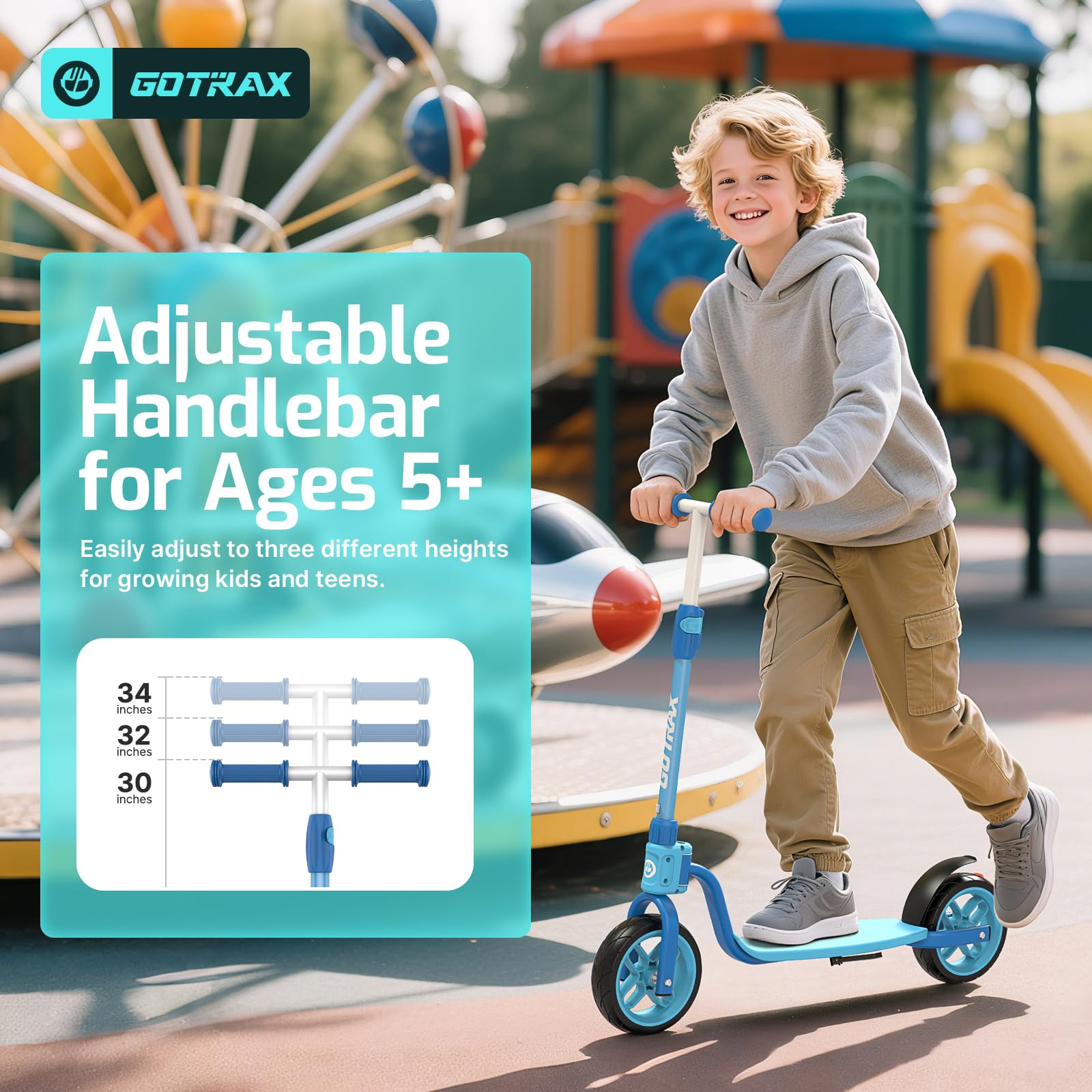 Gotrax KS8 Kick Scooter for Kids 5+, Large 8