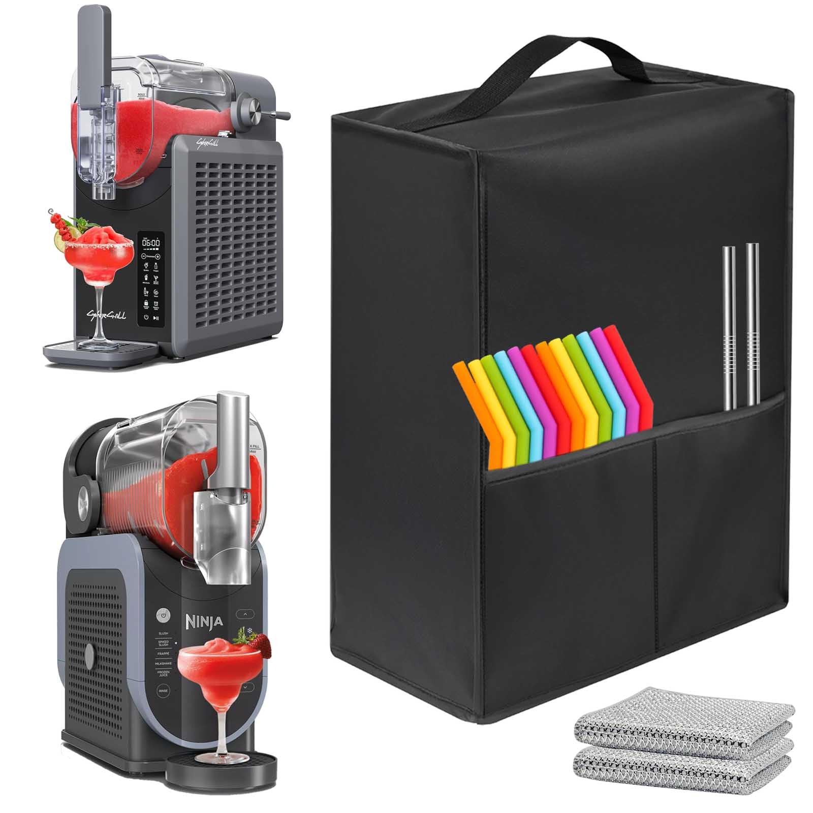 Photo 1 of 2025 NEW Slushie Machine Dust Cover, Heat-Resistant Waterproof And Dust-Proof 600D Nylon Material, Compatible For Ninja SLUSHi FS301C/FS301/FS300/FS299, For CyberChill SM-FS200A 68 oz Slushie Machine.