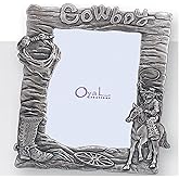 GiftsOGifts Cowboy Picture Frame, 4" x 6"
