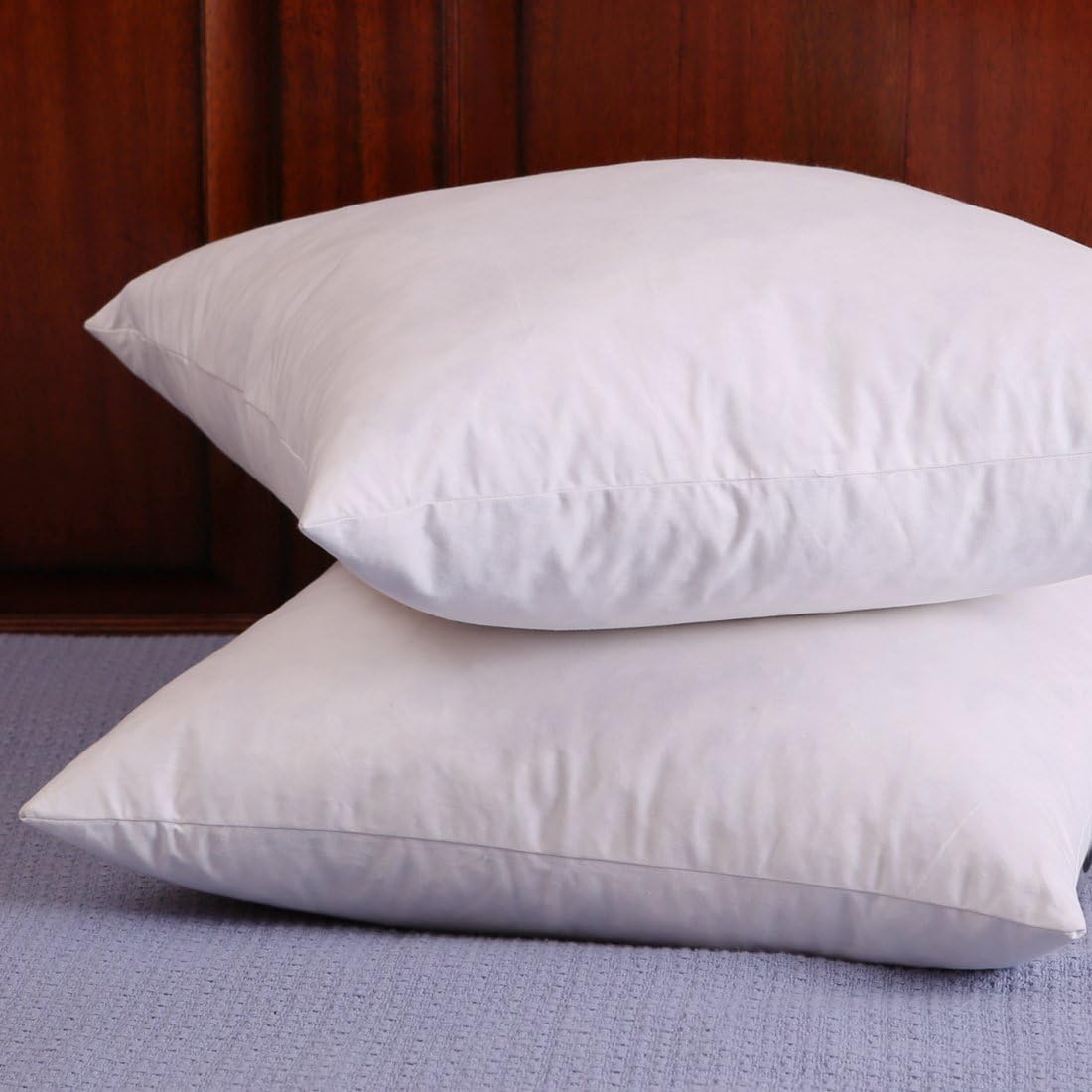 LunarTex Set of 2, Square Decorative Pillow Insert, 18x18 Inch Throw Pillows, Pattern A