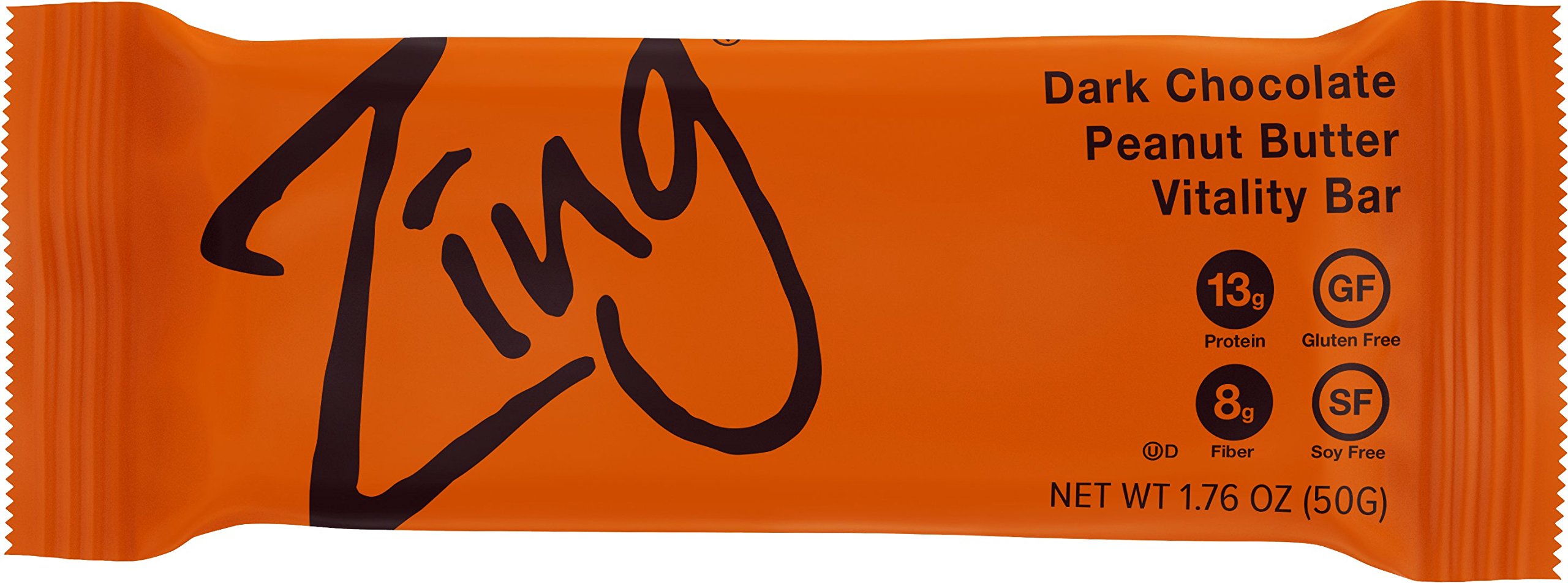 Zing Nutrition Bar, Dark Chocolate Mint, (Pack of 12), Non