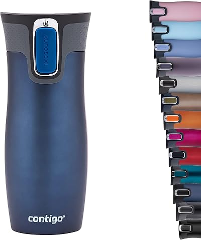Contigo West Loop Autoseal Travel Mug 470 ml Stainless Steel Monaco