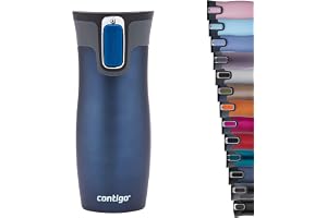 Contigo West Loop Autoseal Travel Mug, Stainless Steel Thermal Mug, Vacuum Flask, Leakproof Tumbler, Coffee Mug with BPA-Free
