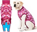 Suitical Recovery Suit Dog Medium Pink Camouflage
