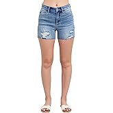 Judy Blue High Waist Stitch Over Destroy Shorts