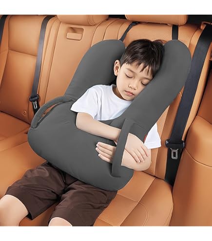 Aazon.co: H-Shape - Kid Car Sleeping Head Support, Travel Pillow Car Sleeping Long Journeys