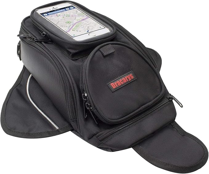 Motorcycle Tank Bag Oxford Saddle Black Motorbike Bag with Bigger