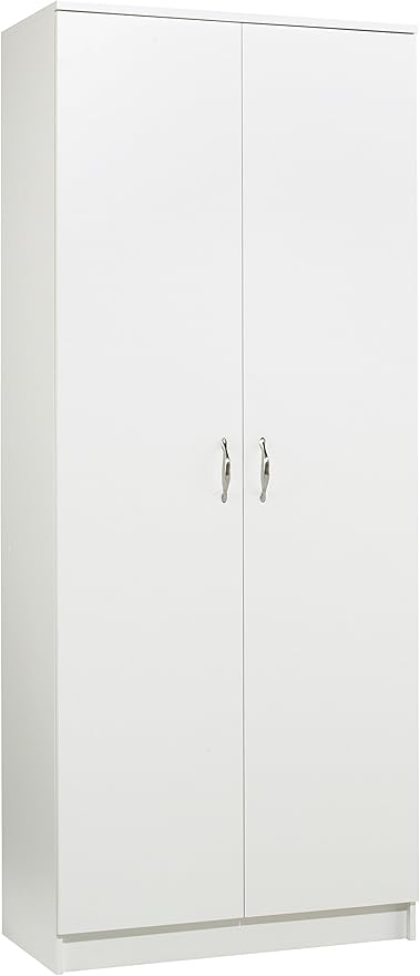 Homestar Furniture St103276a 2 Door Storage Cabinet White Amazon Ca Home Kitchen