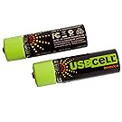 USBCELL MXAA02 AA Rechargable Battery - 2 Cell Pack