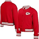 New Era Youth NFL Throwback Chenille Applique Fleece Full-Snap Jacket