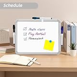 VUSIGN Small White Board 22x28 cm Magnetic Dry Erase Board with Markers view 4