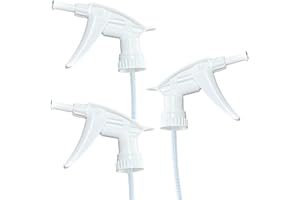 MOP MOB Dirt Lifting Durable Foaming Spray Heads 3 Pk. Best Heavy Duty Nozzle Replacements for Large 32 Oz Plastic or Glass Bottles. Perfect Foam Nozzles for House and Bathroom Cleaning or Auto Detailing.