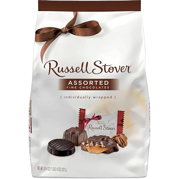 RUSSELL STOVER ASSORTED CHOCOLATES, 18.4 OUNCE BAG