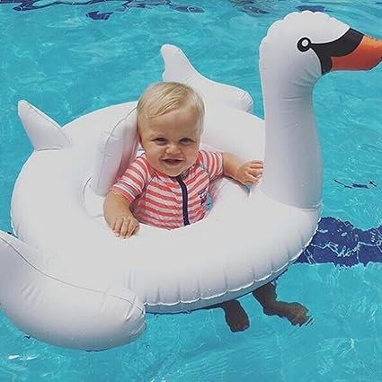 Amazon Com Baby Kids Big Swan Inflatable Water Chair Pool