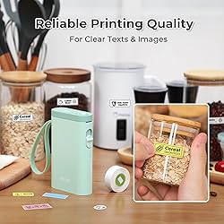 Nelko Label Maker Machine with Tape, P21 Bluetooth
