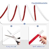 Zayejod 3m PVC Wallpaper Border Self Adhesive White 10mm Flexible Molding view 4