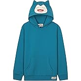 Pokemon Hoodie for Boys & Teens Hooded Sweatshirt Warm Anime Pikachu Sweater
