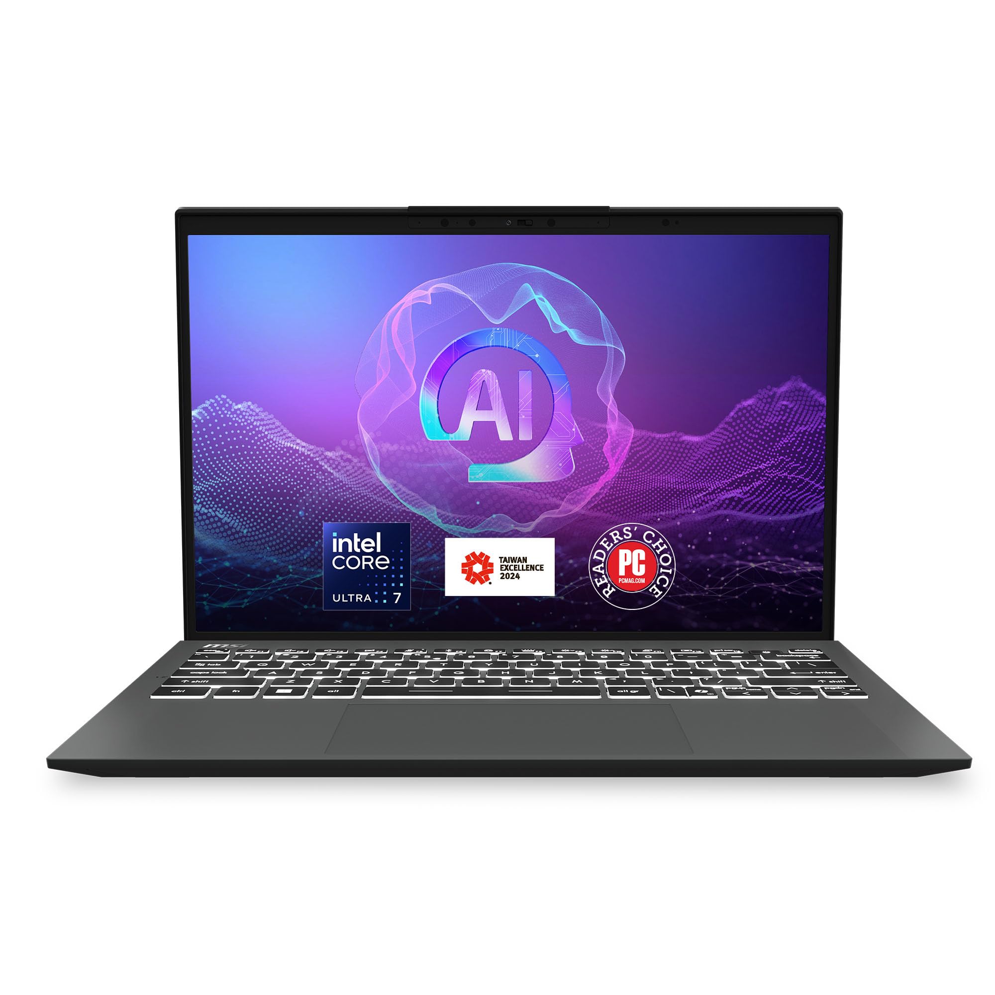 msi Prestige 13 AI+ Evo (2024) 13.3” 2.8K OLED Business Laptop: Intel Core Ultra 7-258V, Arc Graphics, 32GB LPDDR5x, 2TB NVMe SSD, Thunderbolt 4, WiFi 7, Win 11 Home: Stellar Gray A2VMG-019US