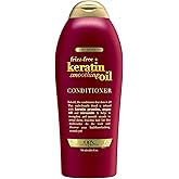 OGX Frizz-Free + Keratin Smoothing Oil Conditioner, 25.4 fl oz