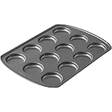 Wilton Muffin Top Pan Perfect Results Premium Non-Stick Bakeware, 12-Cup, Steel
