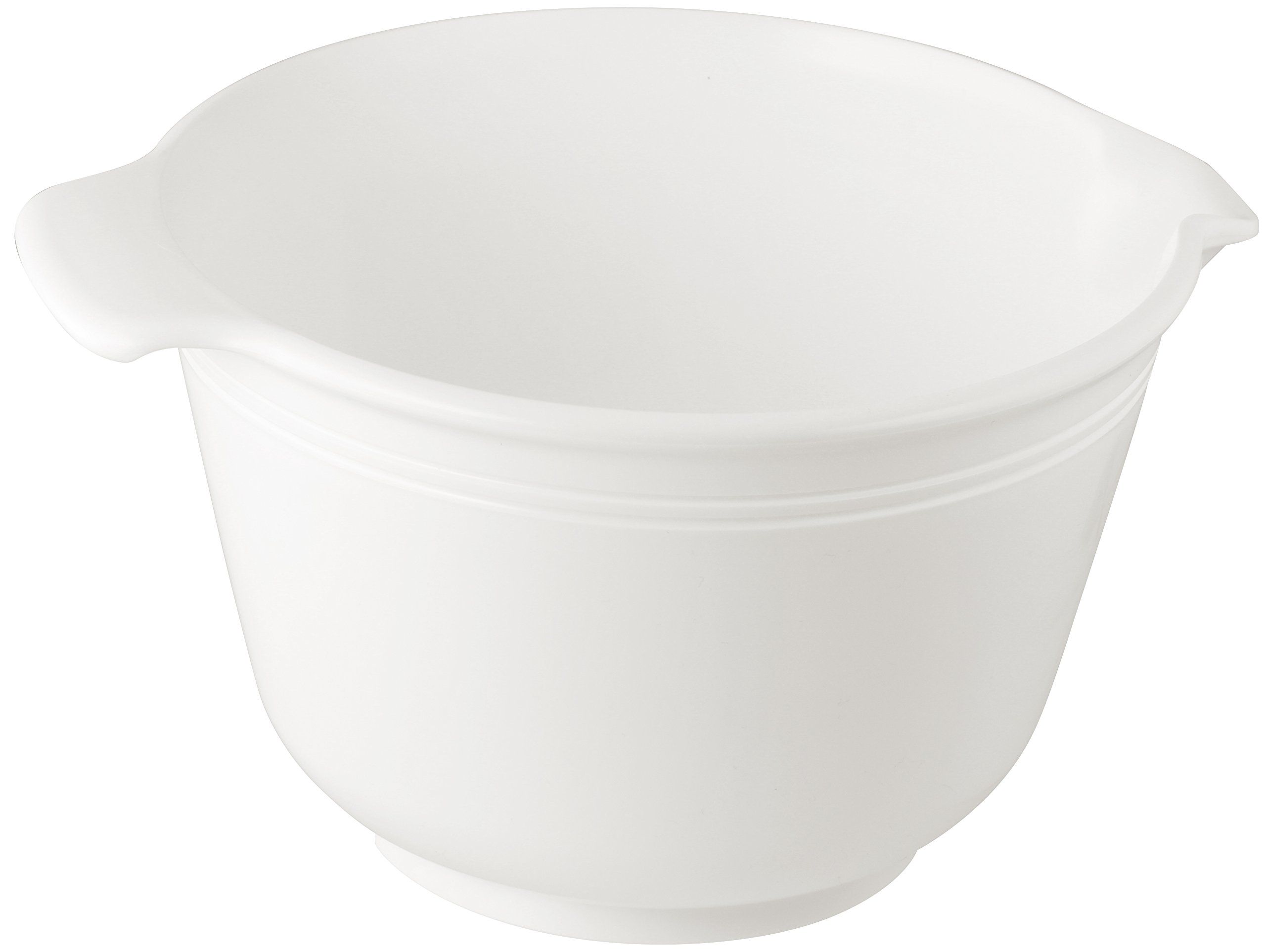 Dr.Oetker Bowl, Plastic, White, 2.5 Litre
