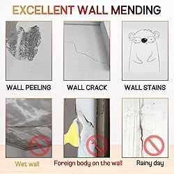Drywall Patch Repair Kit with Scraper, Wall Spackle