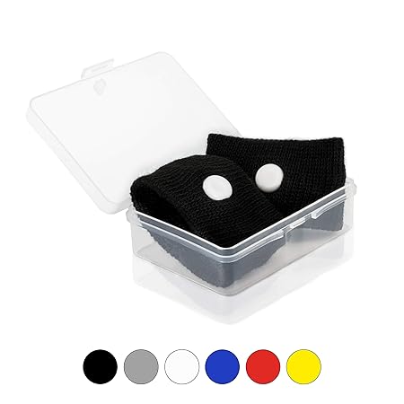 Akupressur Armband gegen Übelkeit (2 Stück) Anti-Übelkeit Armbänder gegen Reise- und Schwangerschaftsübelkeit | Akupressurban