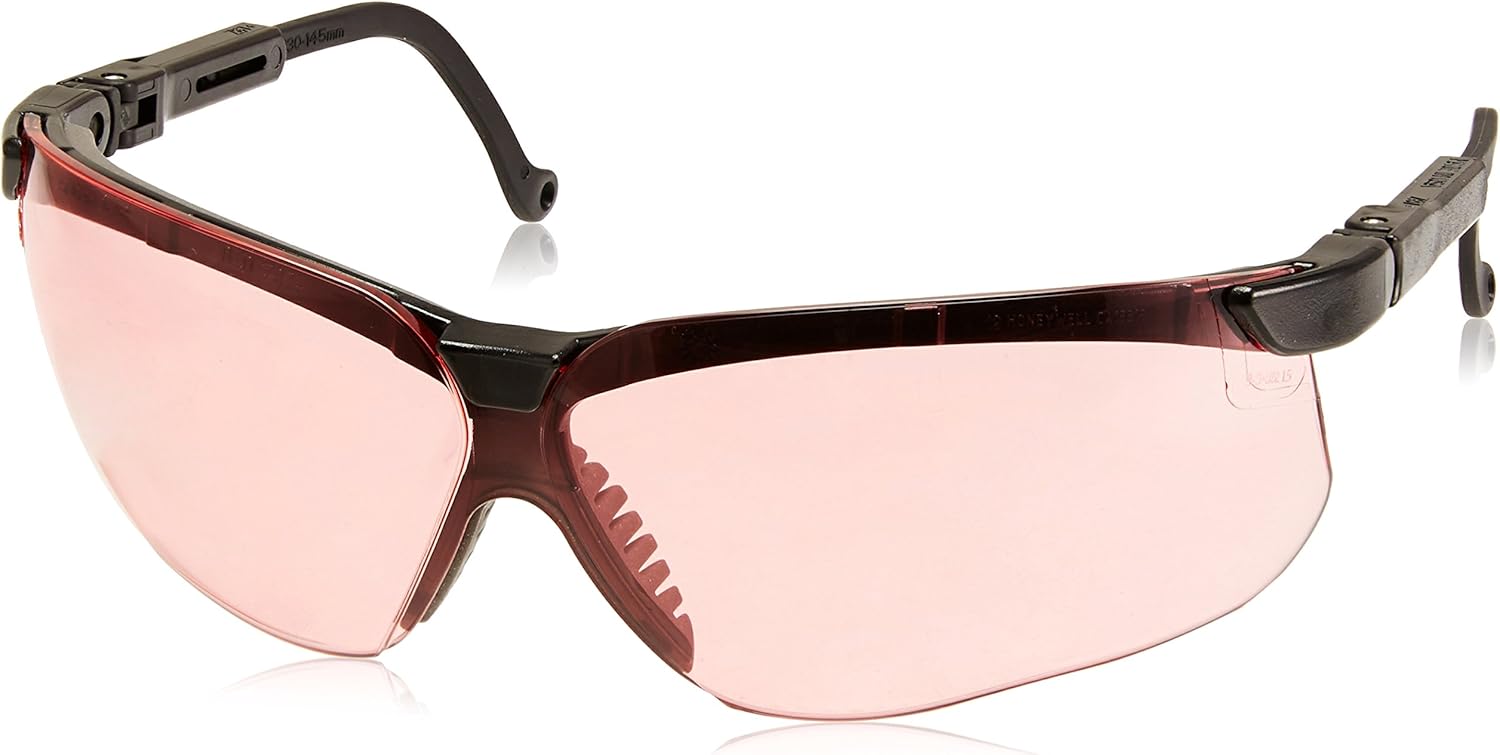 Howard Leight by Honeywell Genesis Sharp-Shooter Anti-Glare Shooting Glasses, Vermillion Lens (R-03575): Home Improvement