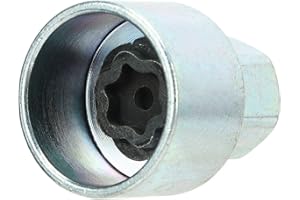 Aramox Wheel Lock Key Anti Theft Lugnut Socket Emergency Lug Nut Remover Replacement for 1 3 5 6 7Series X1 X2 X3 X4 X5 X6 Z4
