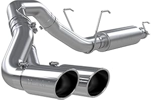 MBRP 4 Inch Cat-back Dual Exhaust System with Single Side Exit and Exhaust Tip, Fits RAM 2500/3500 2014-2025 | S5150AL