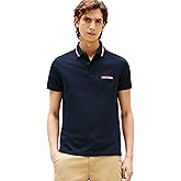 Tommy Hilfiger Mens Short Sleeve Casual Polo Shirts in Regular Fit with Stretch and Collar Designs