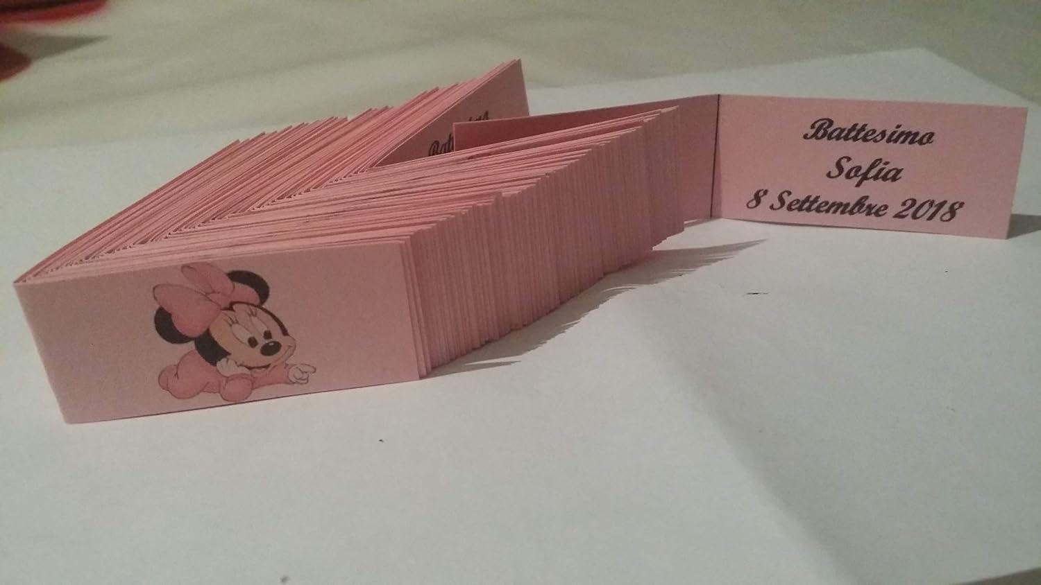 Bigliettini Bomboniere Fai Da Te Personalizzati Con Nome E Data Nascita Battesimo Cresima Comunione Primo Compleanno 18 Anni Matrimonio 72 Amazon It Casa E Cucina