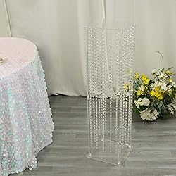 Efavormart 40" Heavy Duty Acrylic Flower Pedestal