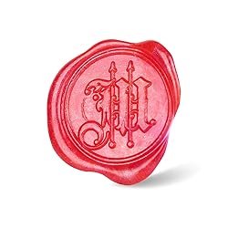 Mceal Wax Seal Stamp, Brass Seal with Wooden