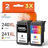 PG-240XL/CL-241XL Ink Cartridges Replacement for Canon 240XL 241XL Combo Pack Printer Ink 240 241 Work with PIXMA MG3620 MG36