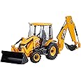 Britains JCB 3CX SiteMaster Plus Backhoe Loader - Diecast Construction Toy Tractor Farm Toys 1 32 Scale - Metal and Plastic Tractor Toys - Collectible Model Tractors for Plus 3 Year Olds