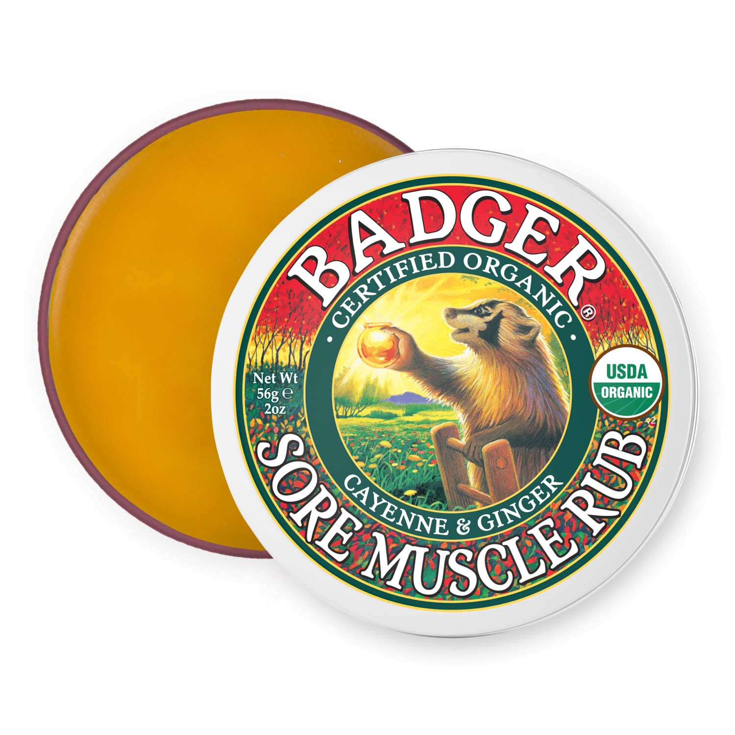 Badger Balm Organic Sore Muscle Rub Original Balm 56g