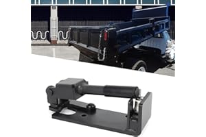 Foruly 1665644 Right-Side Tailgate Latch Kit, Heavy-Duty Black Tailgate Lock Kit for Large Vehicles, Cars, and Trucks with Metal Dump Bodie (Right-Side)