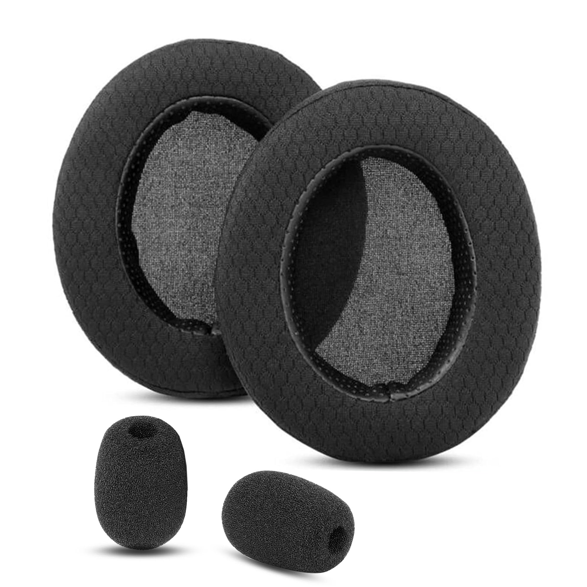 HAIZEEN Earpads Compatible with Cooler Master MH-751 MH751 MH-752 MH752 Gaming Headphones Ear pads Replacement Cushion(Breathable Fabric/High-grade Foam)