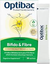 OptiBac Bifido & Fibre Probiotics 30 Sachets 25 Billion Bacteria Vegan view 1