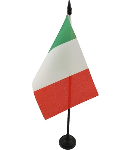 Set Bandiere Da Tavolo RFCO 4x6 Pollici &ndash; USA E Ucraina Con Base Nera (2 Pezzi)