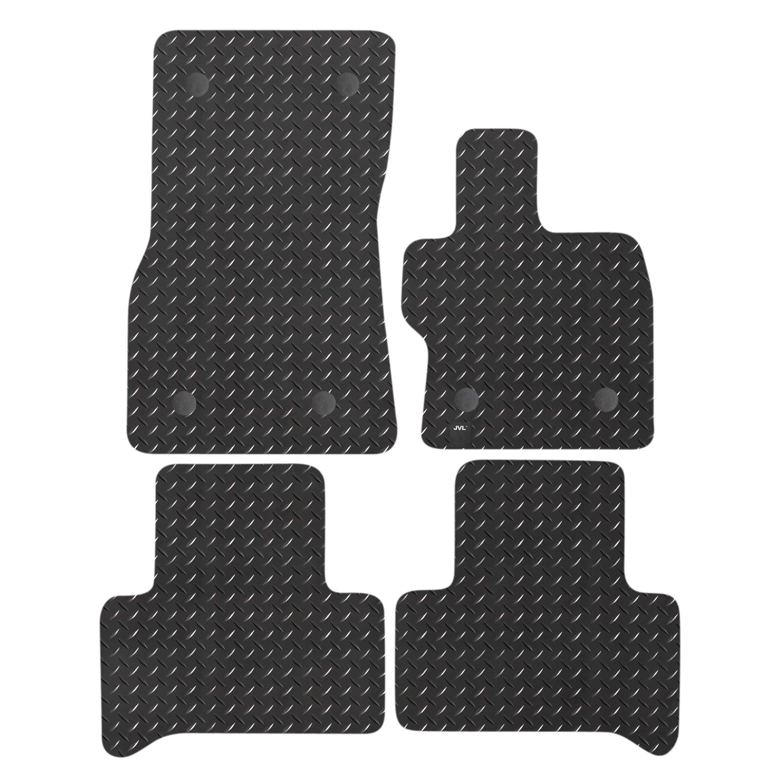 JVL Fully Tailored Rubber Car Mat Set for Stelvio 2018-On