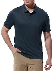 Rdruko Men's Quick Dry Golf Polo Shirts Short