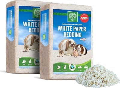 Small Pet Select Premium White Paper Bedding 356L 2-Pack Made in USA