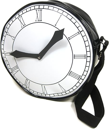 Amazon クローゼットチャイルド Closet Child 時計モチーフ エナメル時計ポシェット ブラック バッグ ジュエリー小物 ケア用品 通販