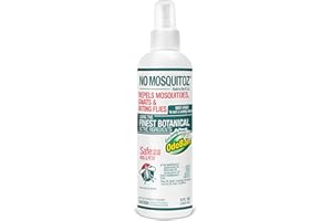 NO NATZ No Mosquitoz Botanical Insect Repellent, DEET-Free, Made with Natural Essential Oils, Non-Greasy Formula, Made in The USA, Woodsy Scent, 8 Ounce Spray Bottle