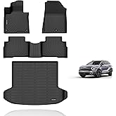 KELCSEECS® Floor Mats & Cargo Liner for 2025 2024 2023 Kia Sportage Hybrid All Weather Guard Car Mats Floor Liners Trunk Mat Cargo Mat Kia Sportage Hybrid Floor Mats Trunk Liner Accessories
