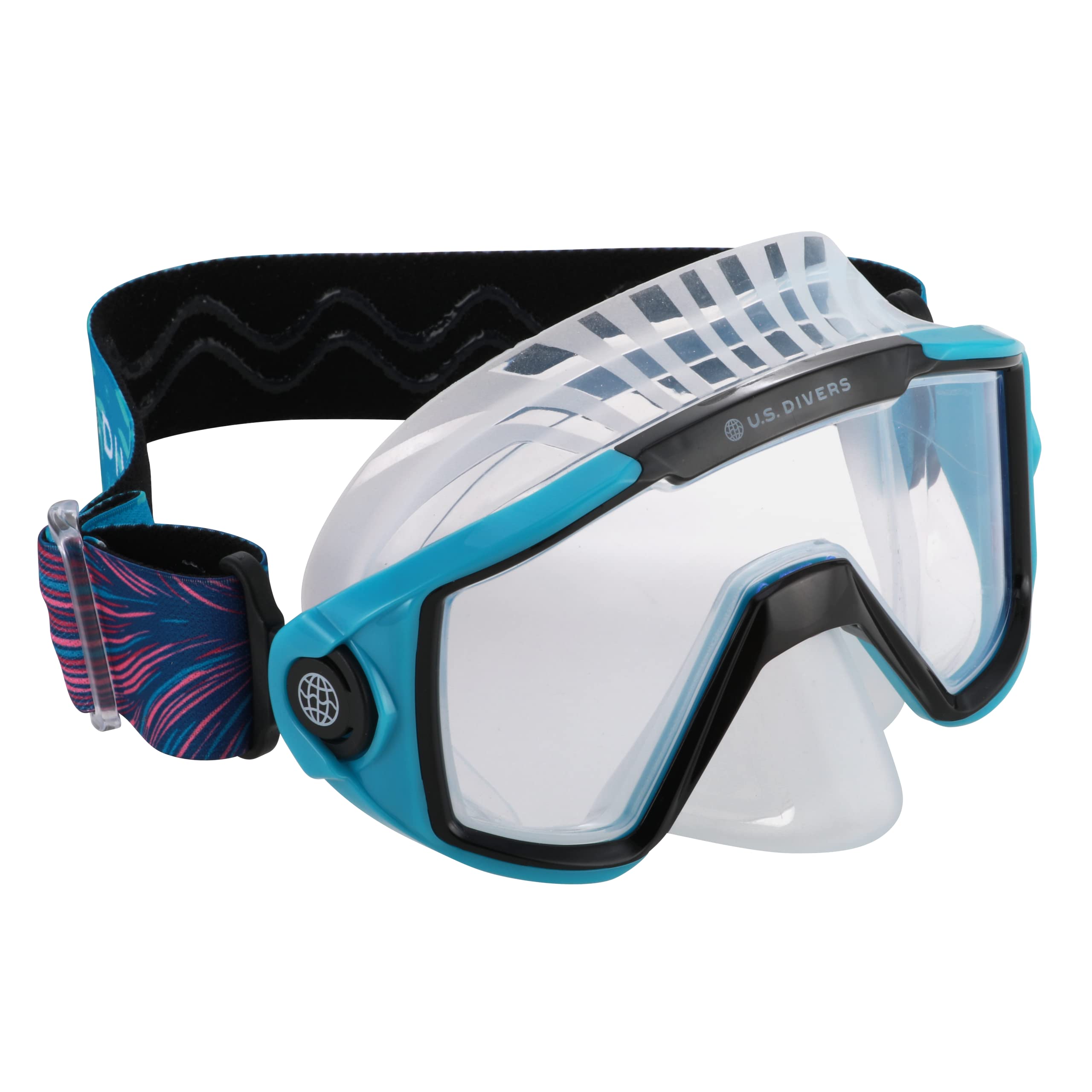 U.S. Divers Unisex Avila 2.0 Lx Paradise Snorkeling, BLACK AND BLUE, L